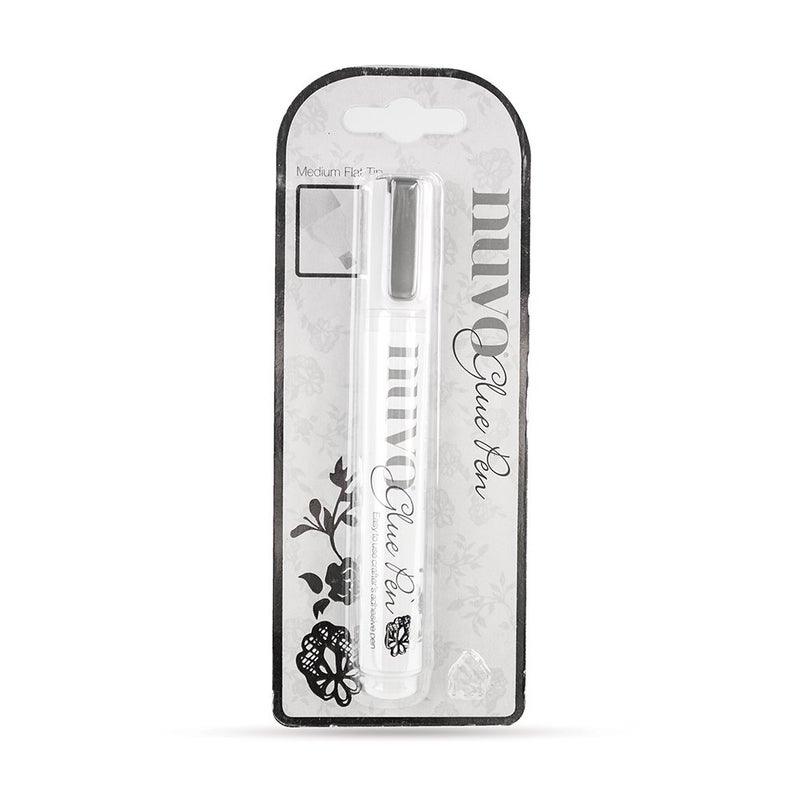 TONIC STUDIOS Nuvo Glue Pen for Crafting and Card Making, Medium Flat Tip - Image 1